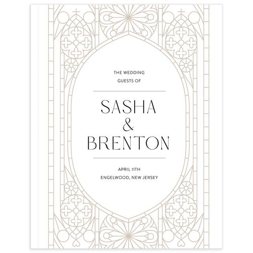 Chapel Arch Wedding Guest Book - 