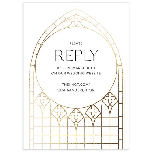 Chapel Arch Wedding Response Cards - 