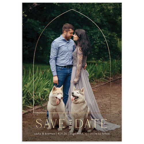 Chapel Arch Save The Date Cards - 