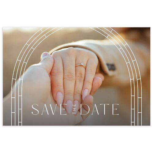 Chapel Arch Save The Date Postcards  - 