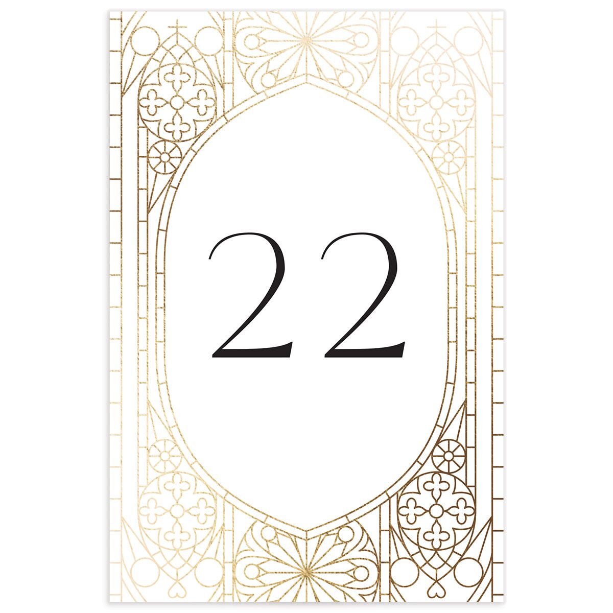 Chapel Arch Table Numbers