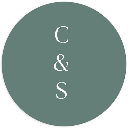 Floral Opulence Wedding Stickers Dark Green