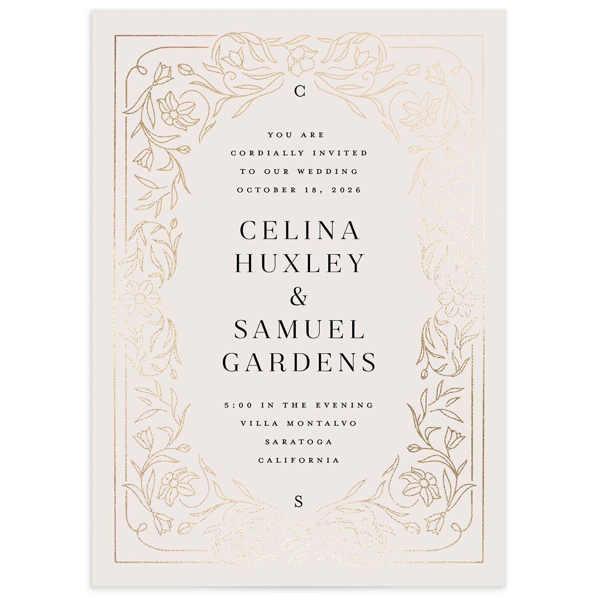 Floral Opulence Wedding Invitations