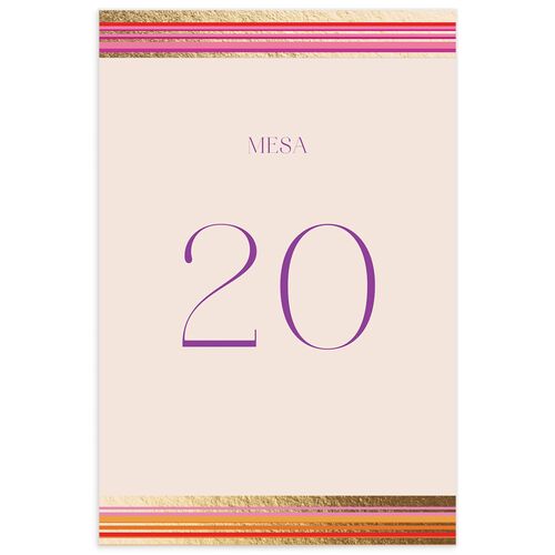 Serape de Sol Table Numbers - 