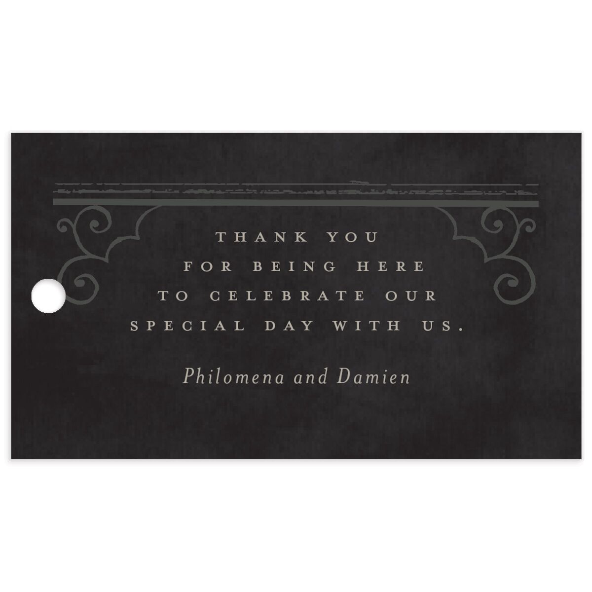 Gothic Gate Favor Gift Tags