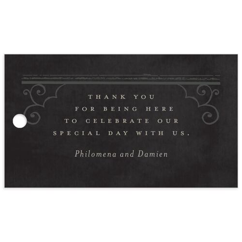 Gothic Gate Favor Gift Tags - 