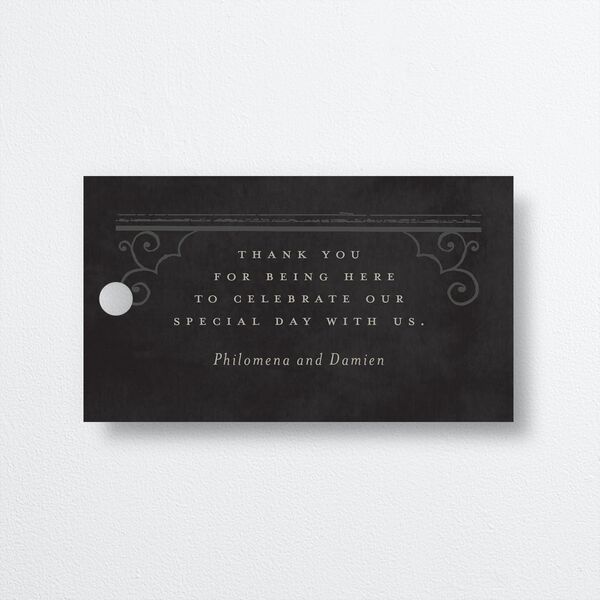 Gothic Gate Favor Gift Tags Licorice Signature