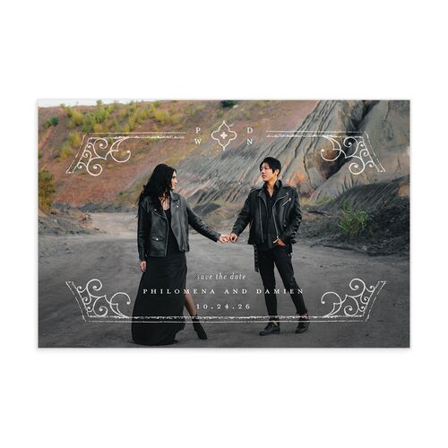 Gothic Gate Save The Date Postcards - 
