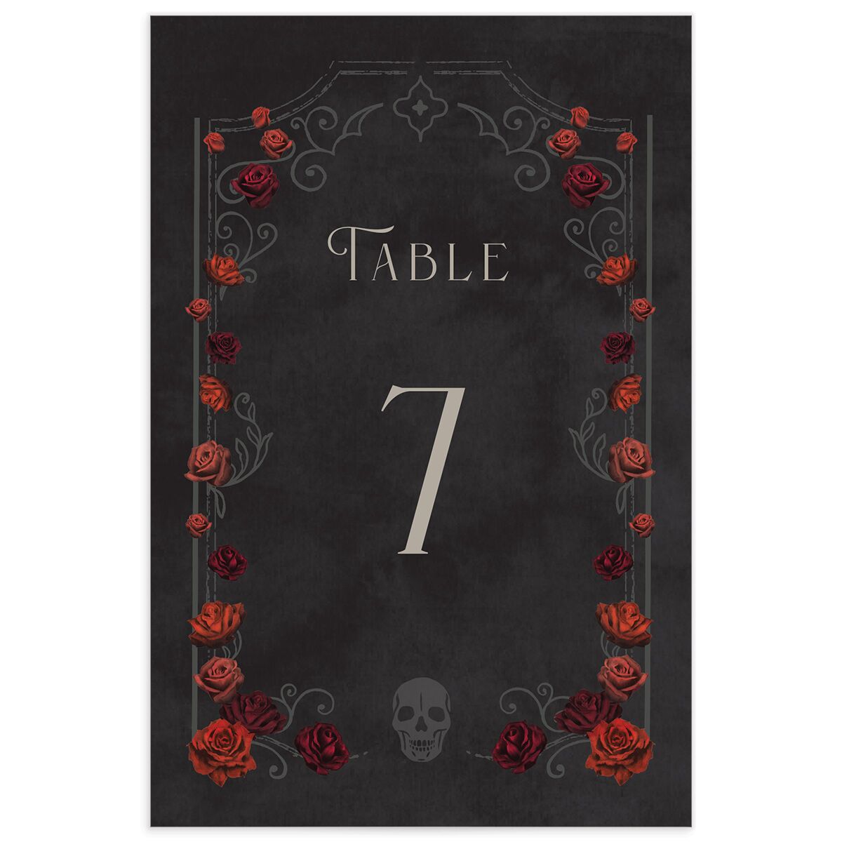 Gothic Gate Table Numbers