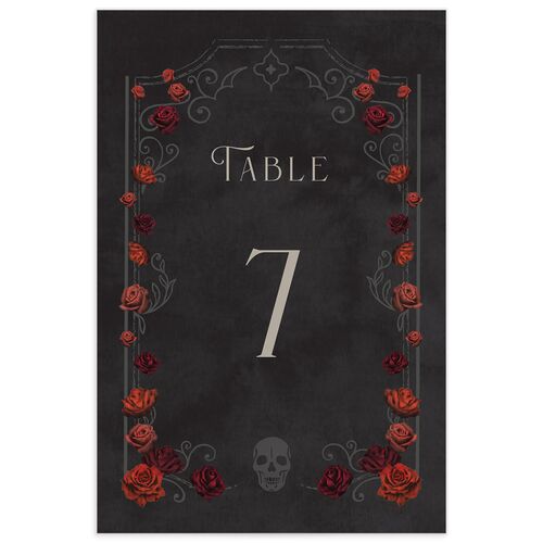 Gothic Gate Table Numbers - 