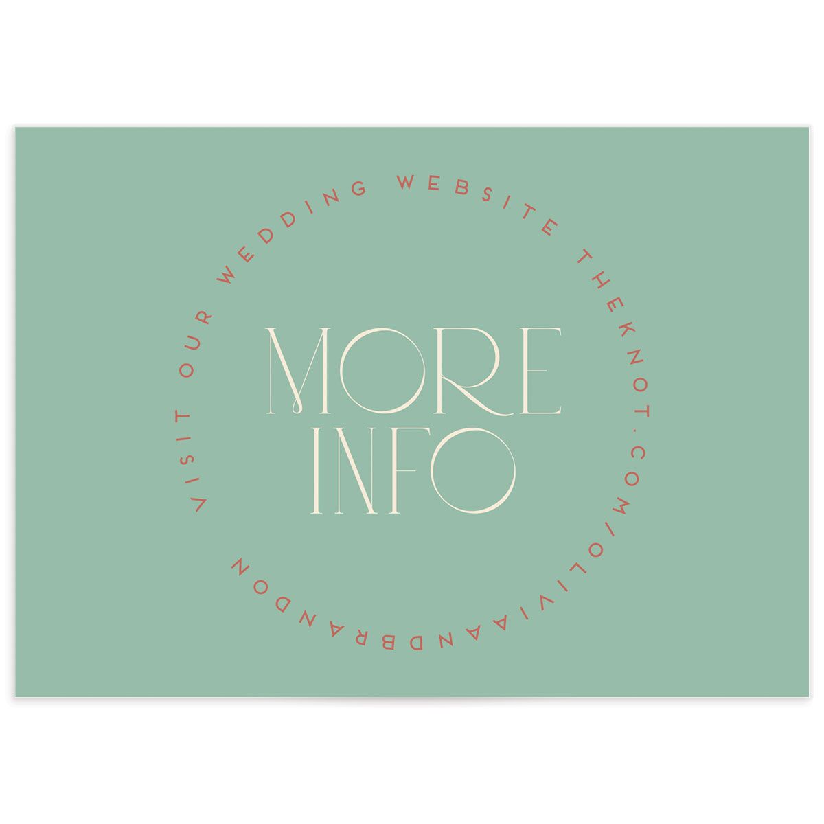 Retro Spotlight Wedding Enclosure Cards