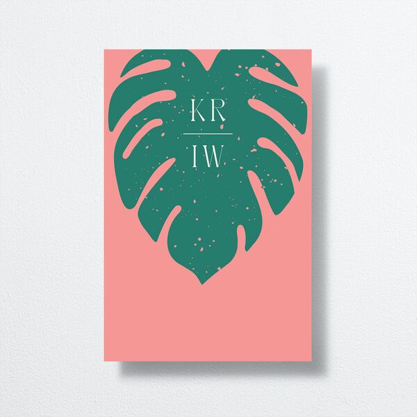 Eclectic Monstera Table Numbers Ultramarine Signature