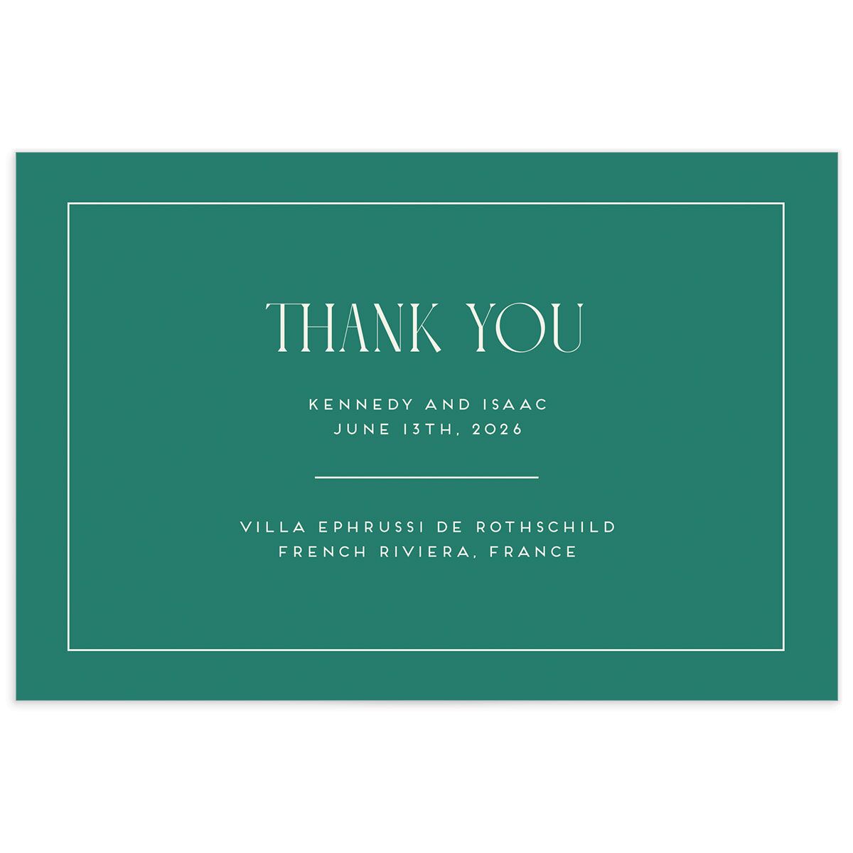 Eclectic Monstera Thank You Postcards