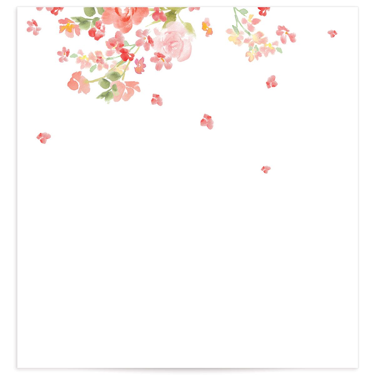 Scattered Blossoms Standard Envelope Liners