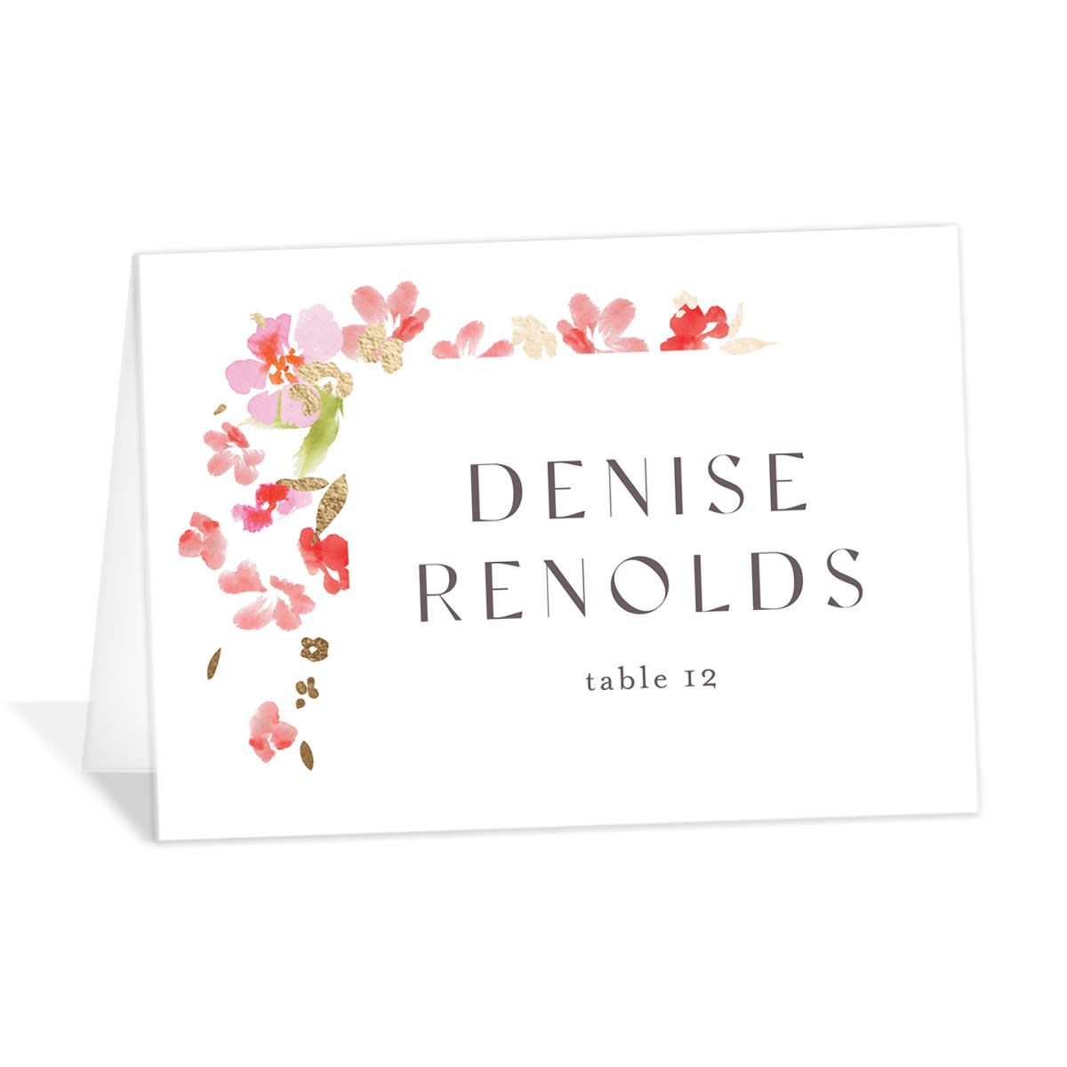 Scattered Blossoms Place Cards
