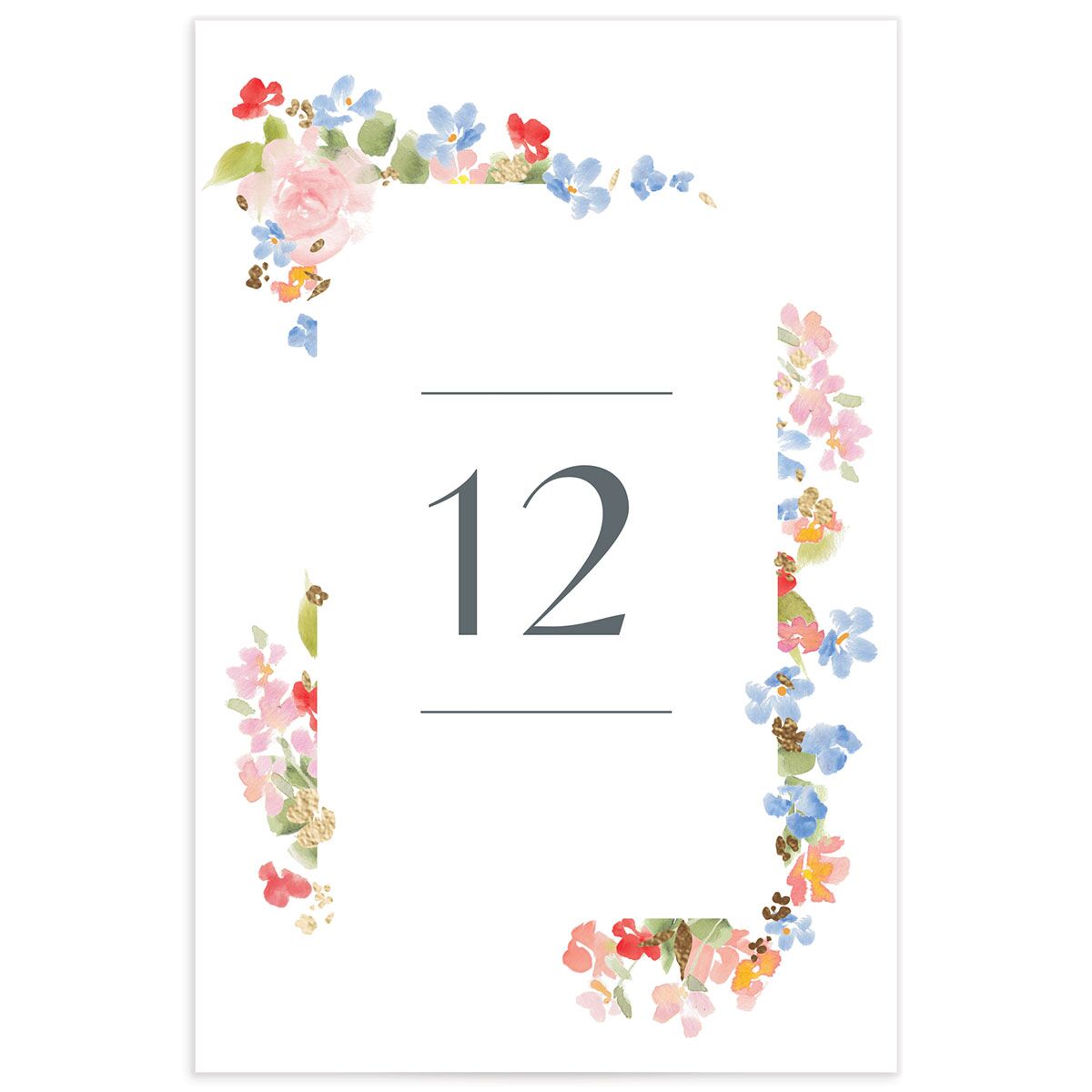 Scattered Blossoms Table Numbers