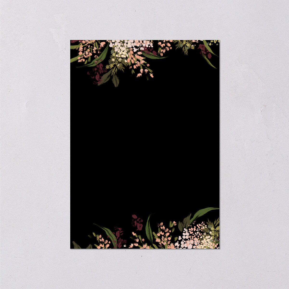 Moody Romance Wedding Enclosure Cards Gold Midnight Signature