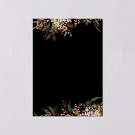 Moody Romance Wedding Enclosure Cards Gold Midnight Signature