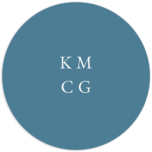 Gilded Wildflower Wedding Stickers Moody Blue Sticker