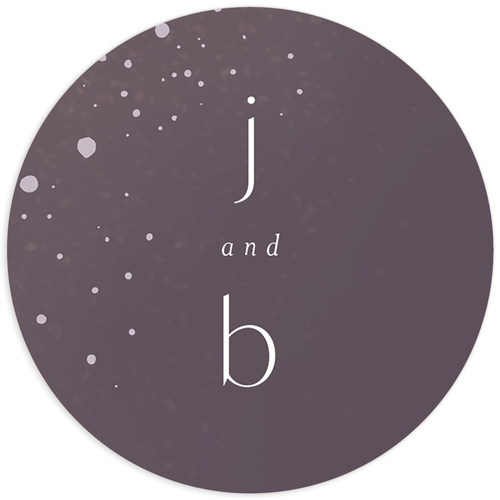 Shimmer Dust Wedding Stickers - 