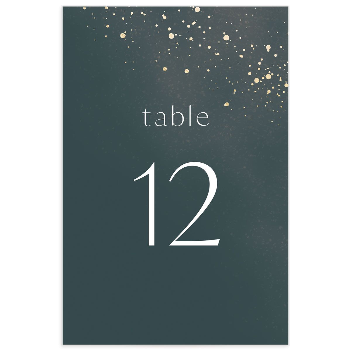 Shimmer Dust Table Numbers