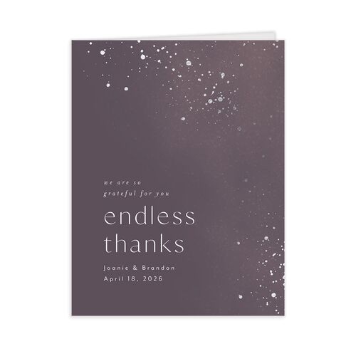 Shimmer Dust Thank You Cards - 