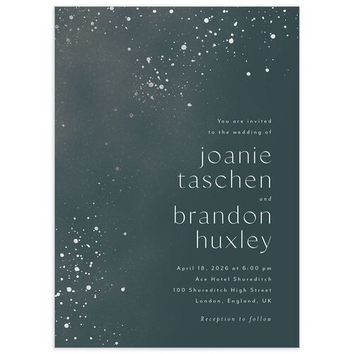 Shimmer Dust Wedding Invitations - 