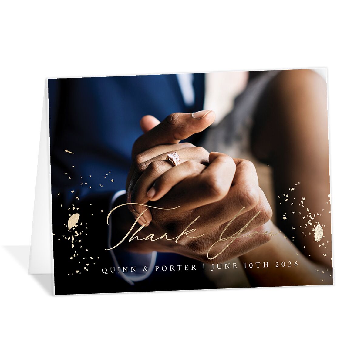 Glamorous Garland Thank You Cards