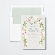 Wildflower Altar Bridal Shower Invitations Mist Signature