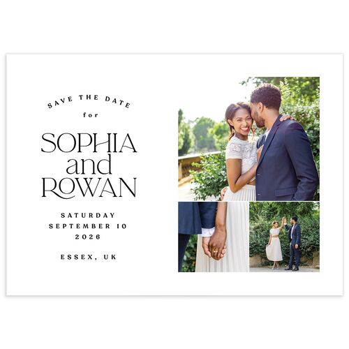 Classic Stack Save The Date Cards