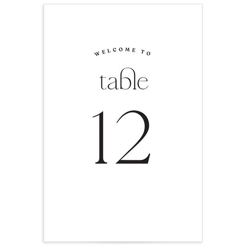 Classic Stack Table Numbers