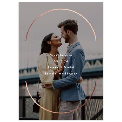 Neo Accent Save The Date Cards - 