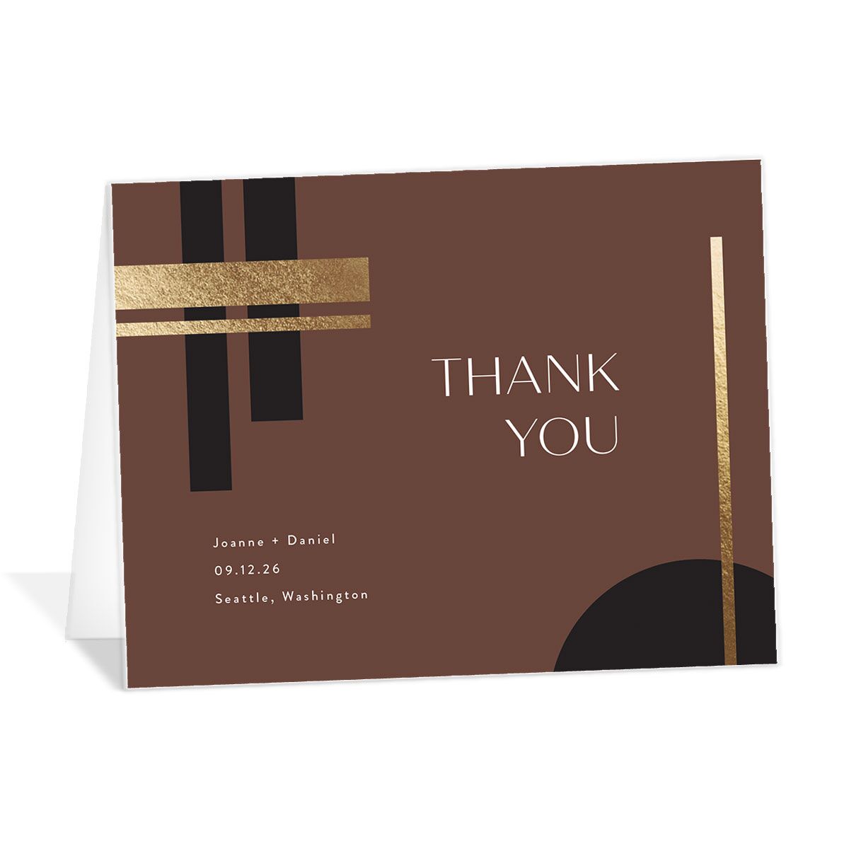 Neo Accent Thank You Cards