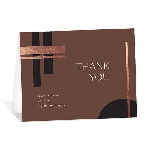 Neo Accent Thank You Cards - 