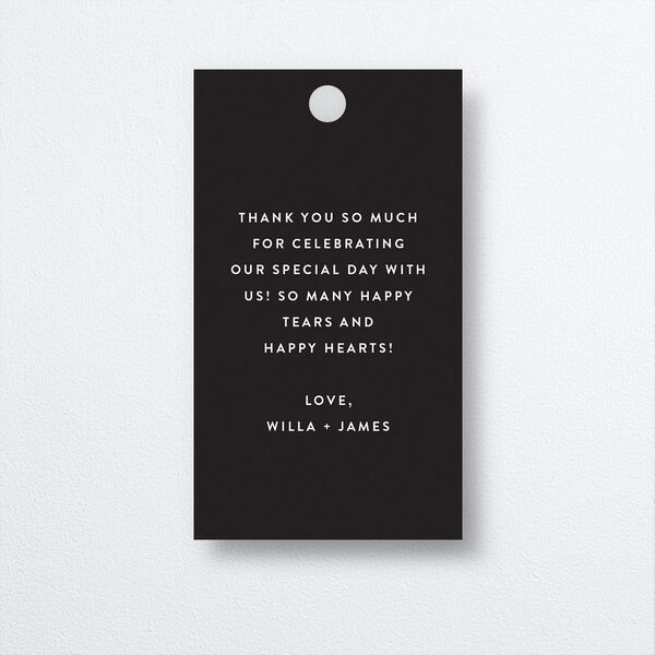 Happy Tears Favor Gift Tags Licorice Signature
