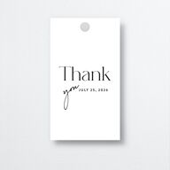 Happy Tears Favor Gift Tags Licorice Signature