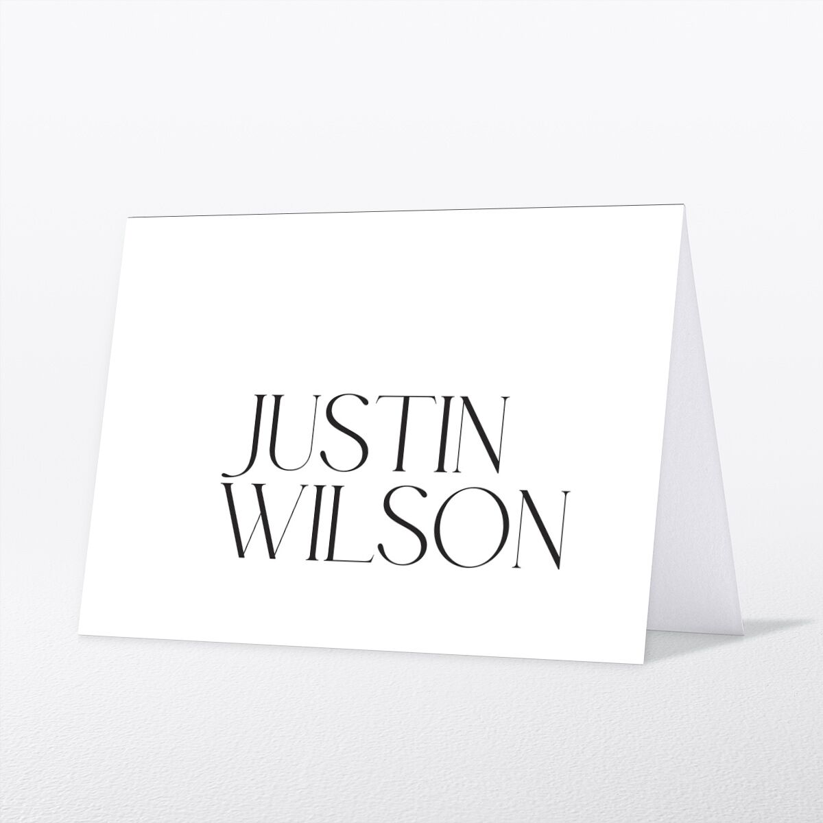 Happy Tears Place Cards Licorice Signature