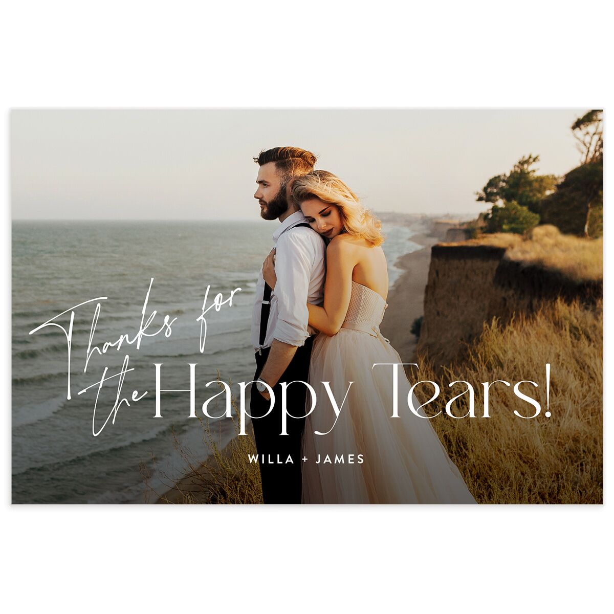 Happy Tears Thank You Postcards