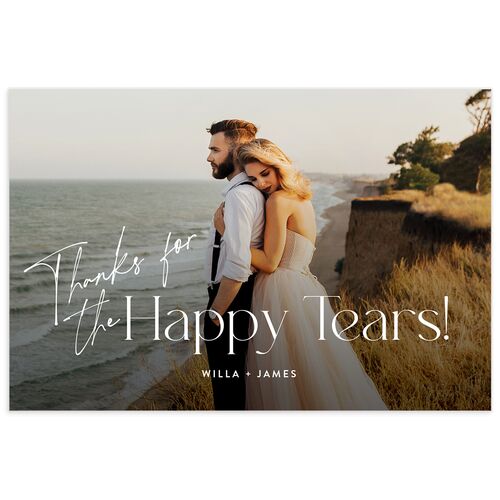 Happy Tears Thank You Postcards - 