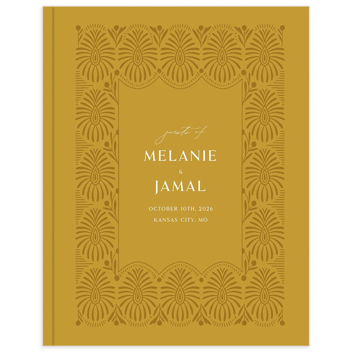 Woven Frame Wedding Guest Book