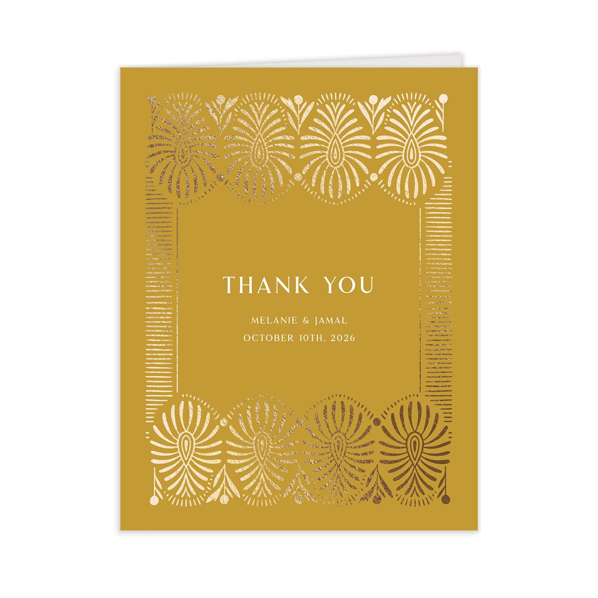 Woven Frame Thank You Cards