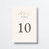 Gilded Monogram Table Numbers Gold Dark Camo Signature