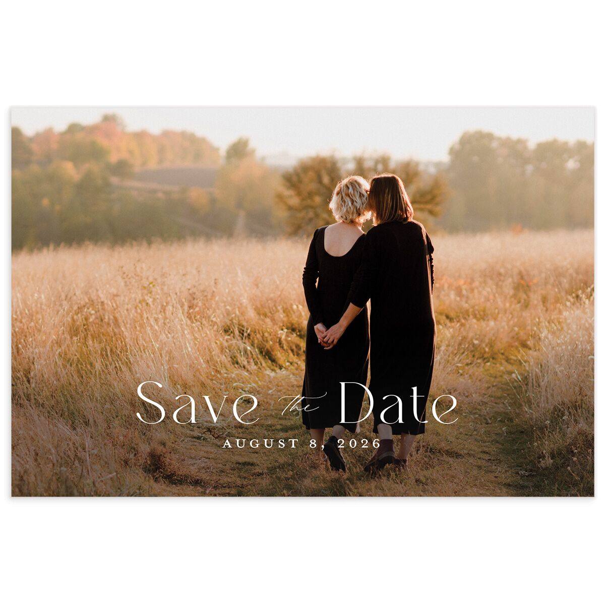 Refined Save The Date Postcards