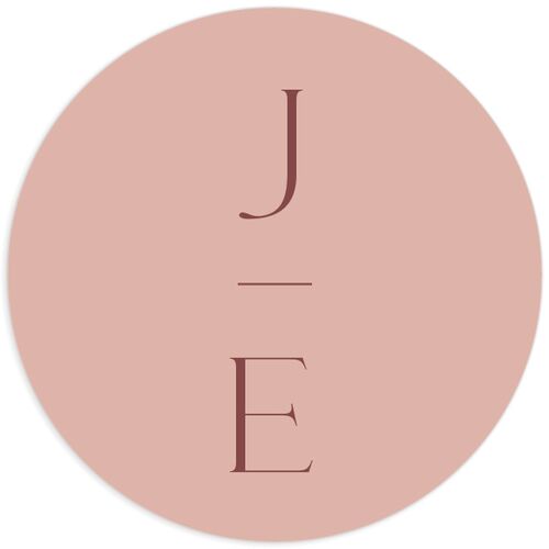 Refined Wedding Stickers Pink Cotton Sticker