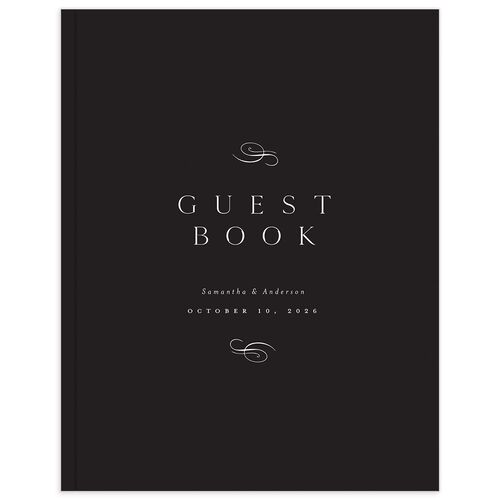 Flourishing Love Wedding Guest Book Licorice