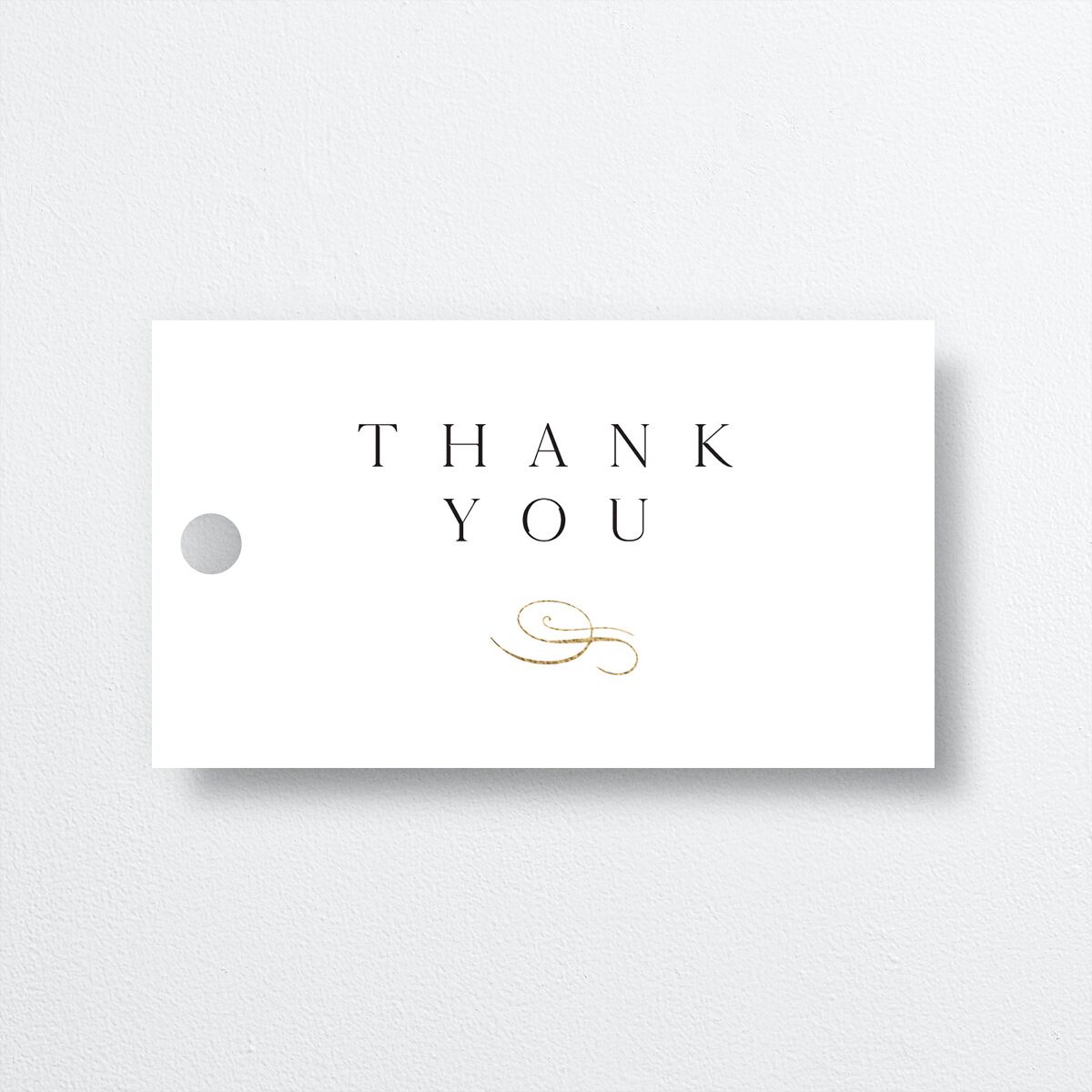 Flourishing Love Favor Gift Tags back in White