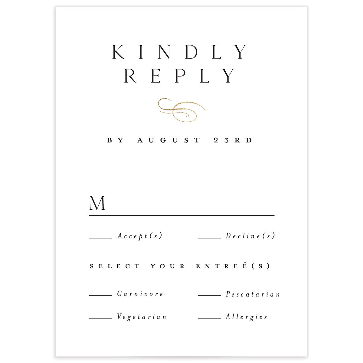 Flourishing Love Wedding Response Cards