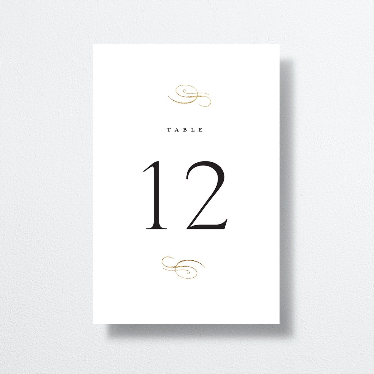 Flourishing Love Table Numbers front