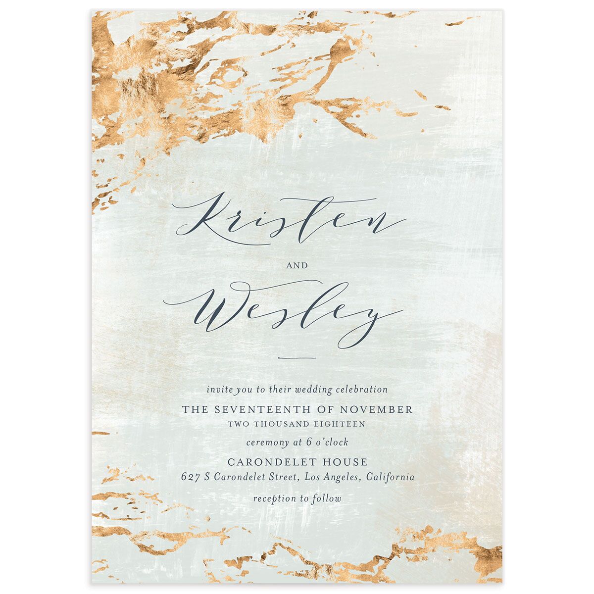 Earthy Organic Wedding Invitations