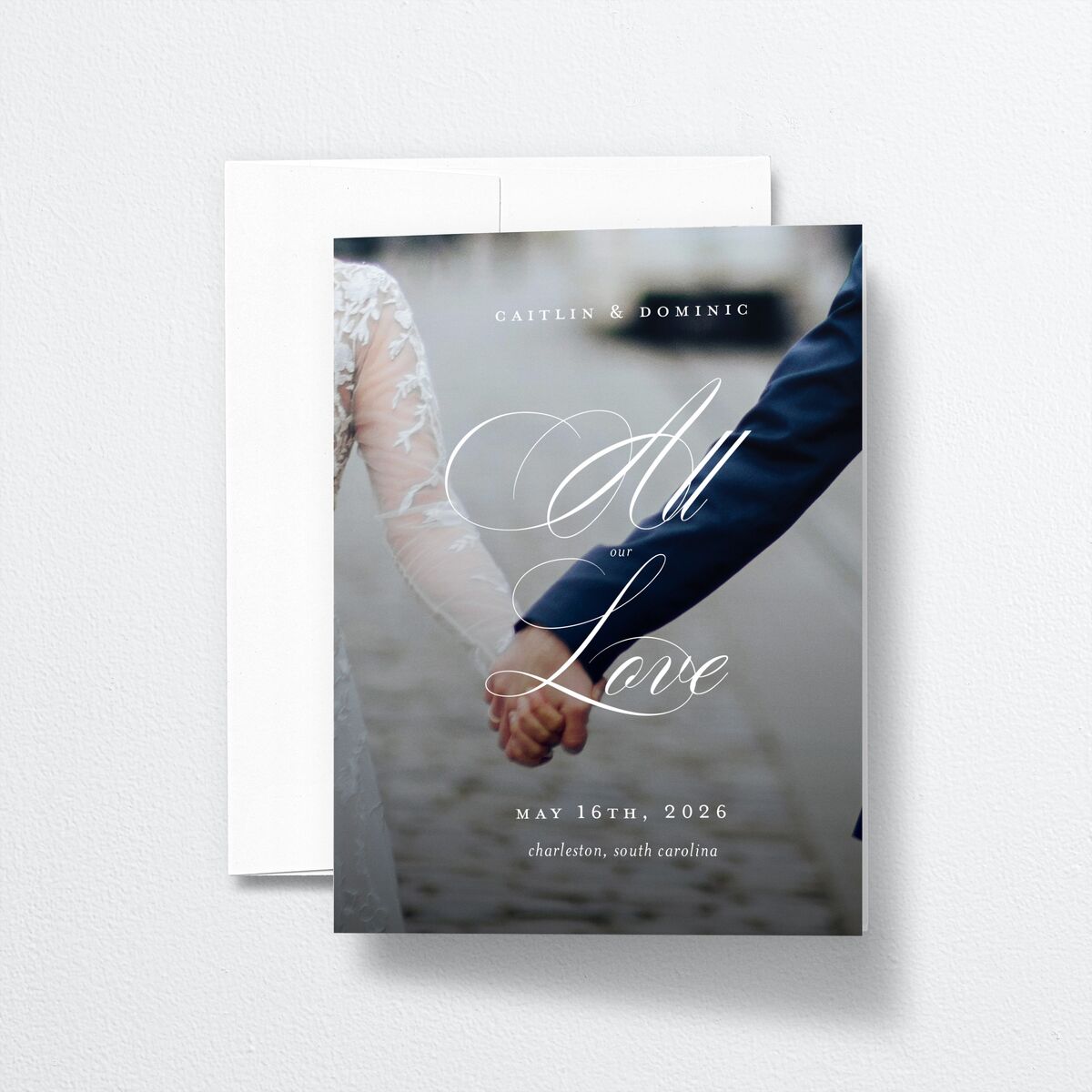 Classic Flourish Thank You Cards Pure White